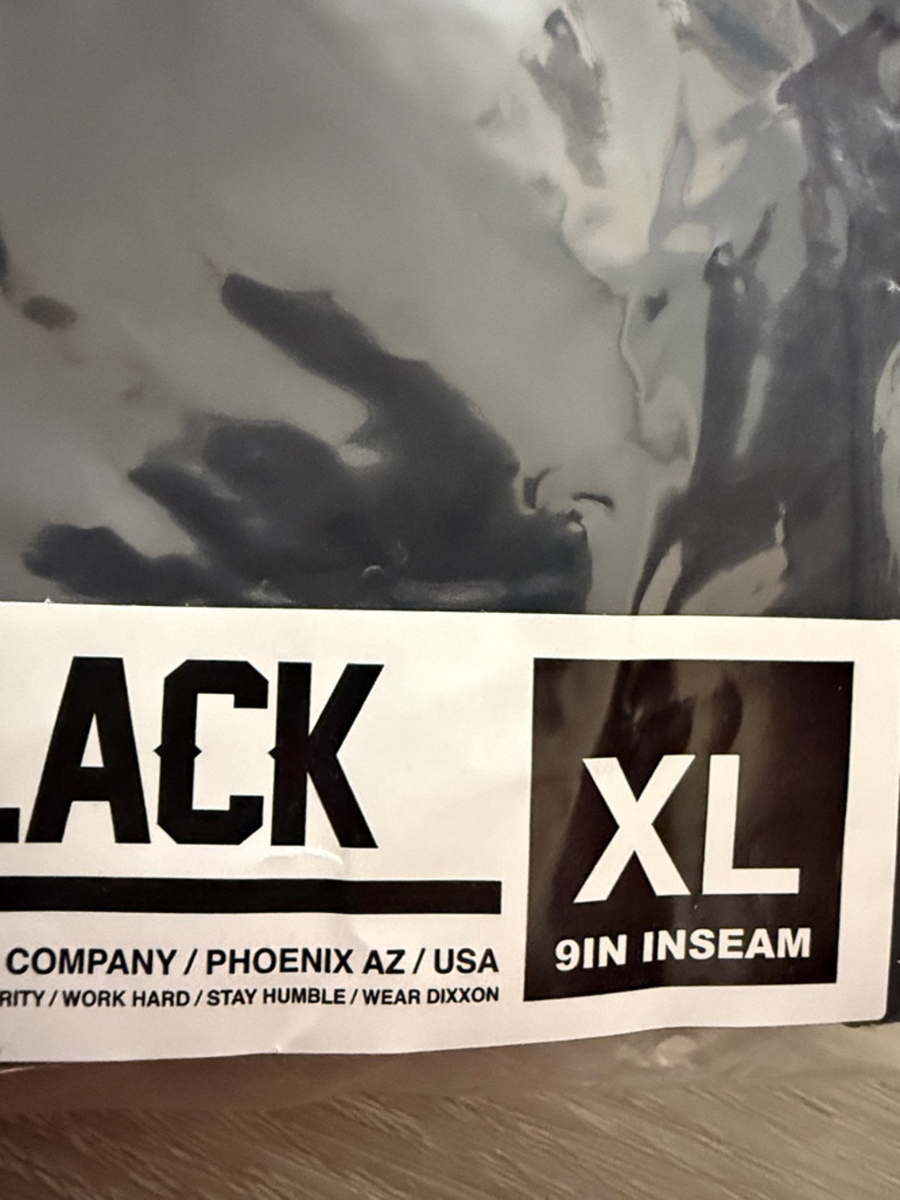 DIXXON Black Men's Athletic Performance Shorts 9in seam - Picture 4 of 4